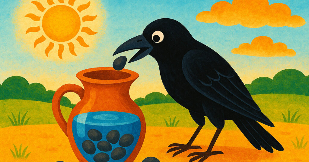 The Crow and the Pitcher